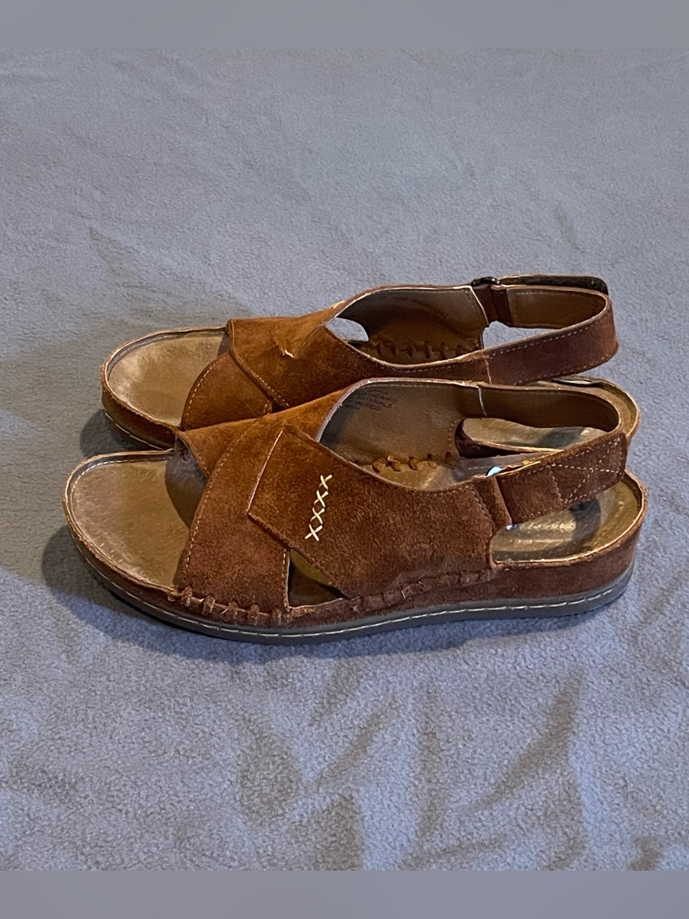 Born Brown Suede Women's Slingback Sandals